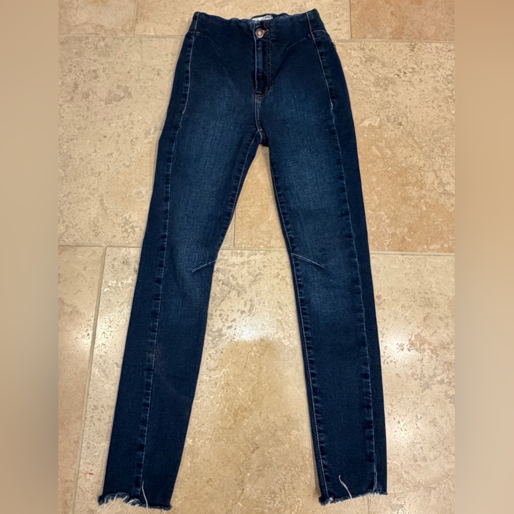 We The Free Women’s Dark Blue High-Rise Skinny Jeans